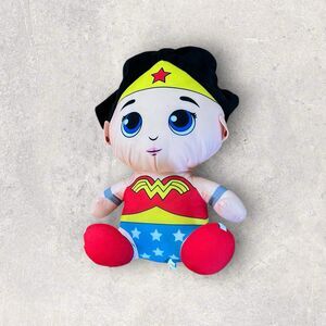 Justice League Wonder Woman Plush Sitting 15" Toy Factory Stuffed Animal Action